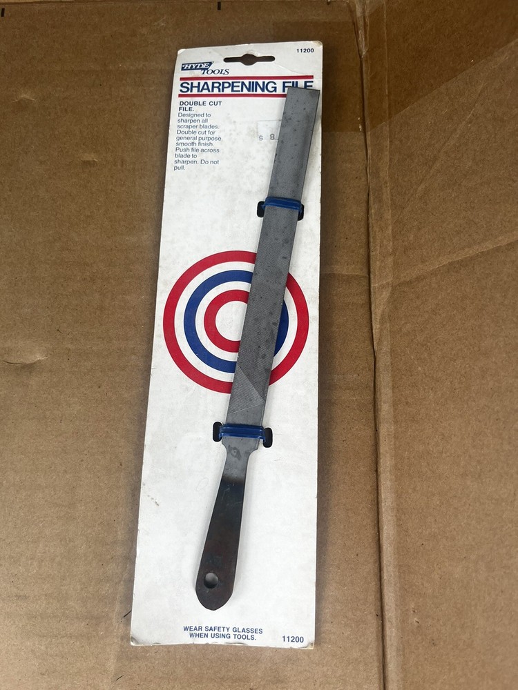 NOS Hyde Tools Sharpening File Double Cut File