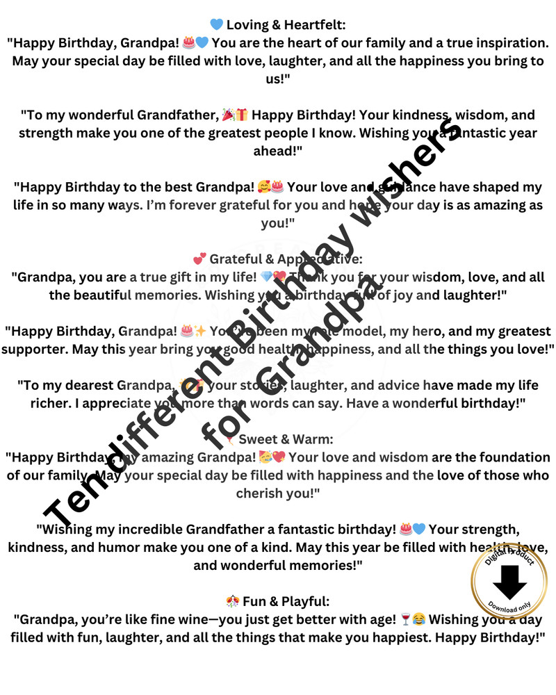 Digital Birthday Card Printable