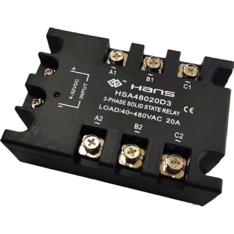 1PC 20A~30A DC-AC 4-32VDC/40-480VAC Three-phase solid state relayy