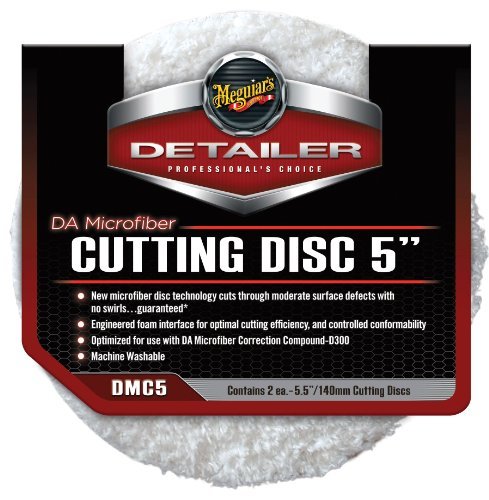 Meguiars DMC5 DA Microfiber Cutting Pad 5" 2-Pack