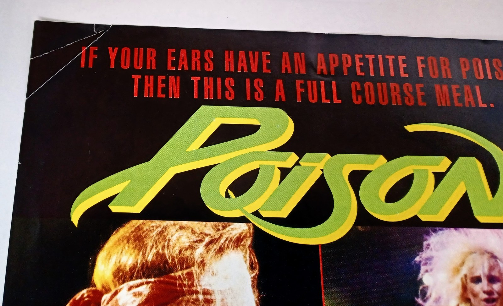 POISON~SWALLOW THIS LIVE~1992 ALBUM PROMO~PRINT AD POSTER PINUP~FLESH AND BLOOD