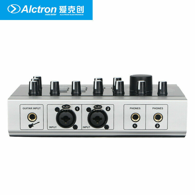 Alctron U16K MK3 Pro Microphone External Sound Card USB Audio Interface Stream