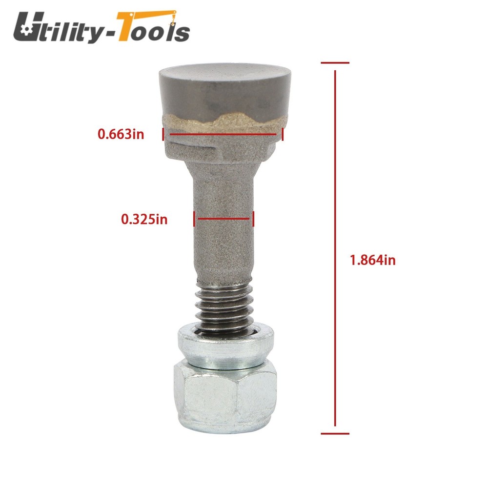 10 Pack Stump Grinder Teeth Compatible with 500 Replace For Stump Removal