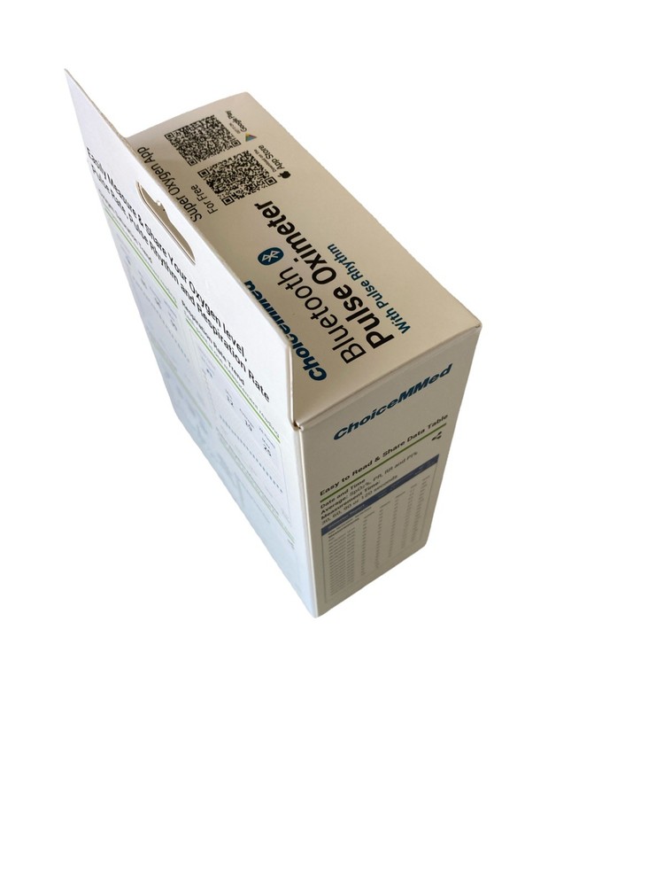 ChoiceMMed Bluetooth Pulse Oximeter with Pulse Rhythm