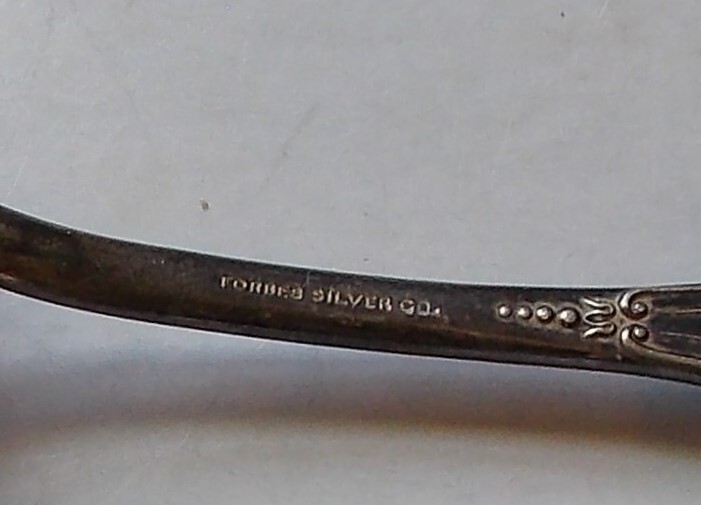 Forbes silver plate ~ CLOVIS ~ 8.5" CASSEROLE SPOON 1898