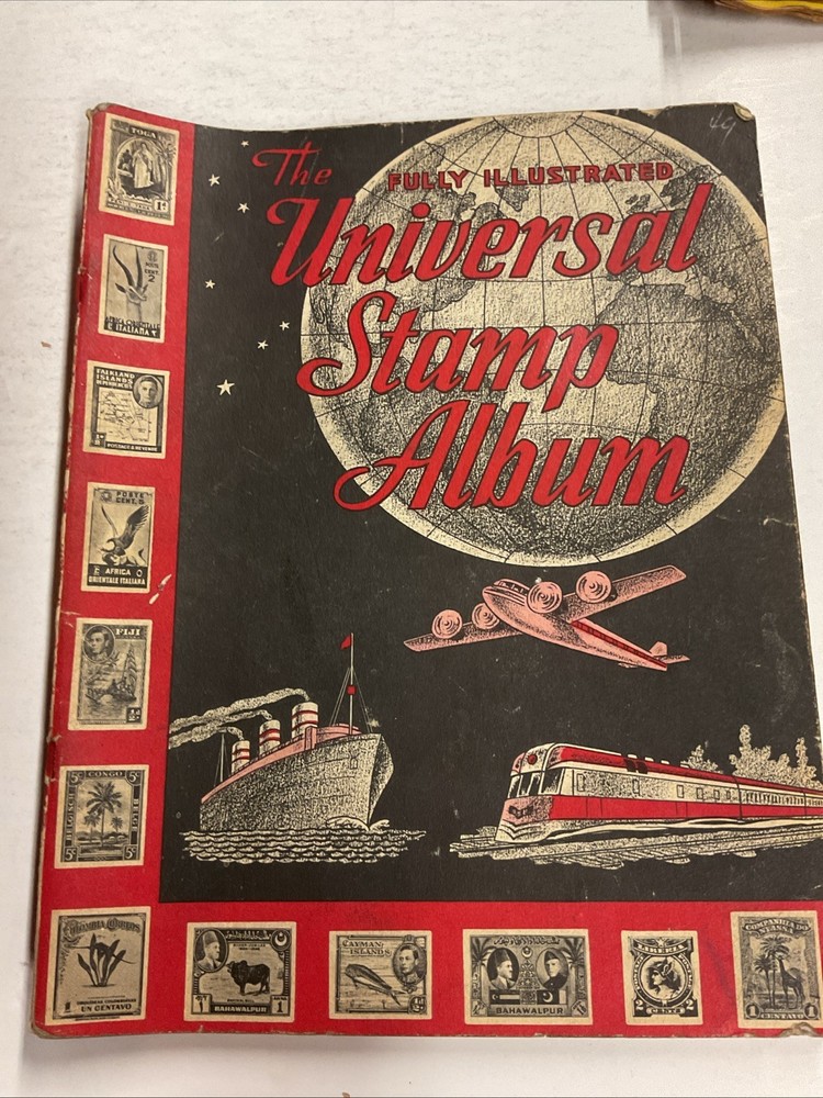 Vintage The Universal Stamp Album 1953