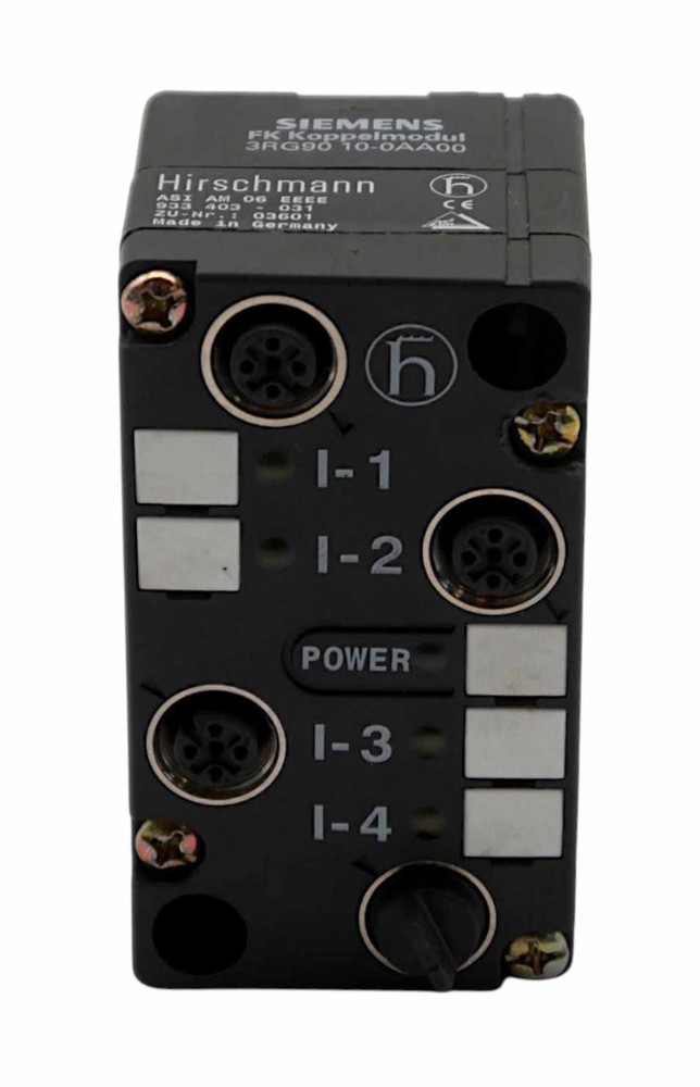 Hirschmann ASI AM 06 EEEE Active Module + Siemens 3RG9010-0AA00 Coupling Module -used-