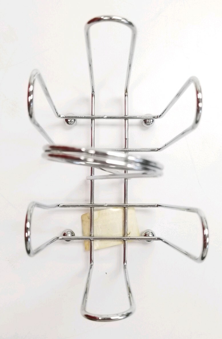 Chrome Wire Metal Sugar Sweetener Packet Holder Dispenser, New