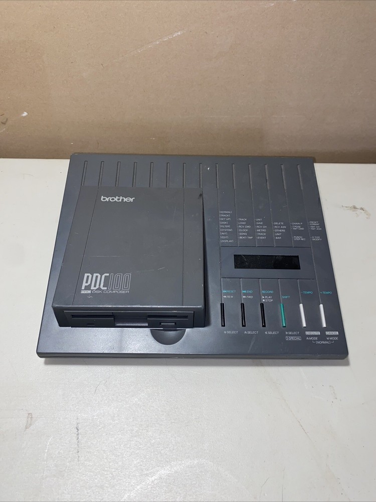 Brother PDC-100 (Pro Disk Composer) MIDI Sequencer As Is Untested