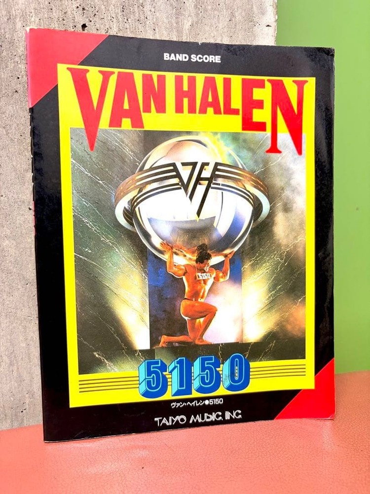 Van Halen 5150 Band Score Guitar Tab Japan 1986 Rare