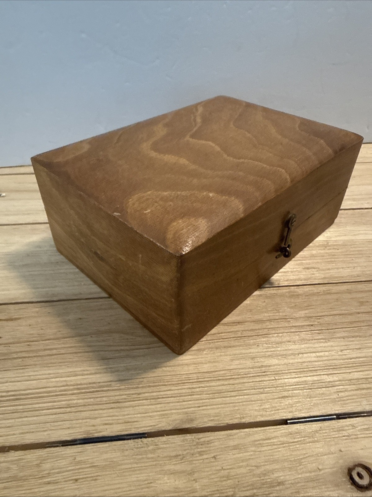 Vintage Bausch & Lomb Precision Machinist Spirit Level in Wood Case USA Rare