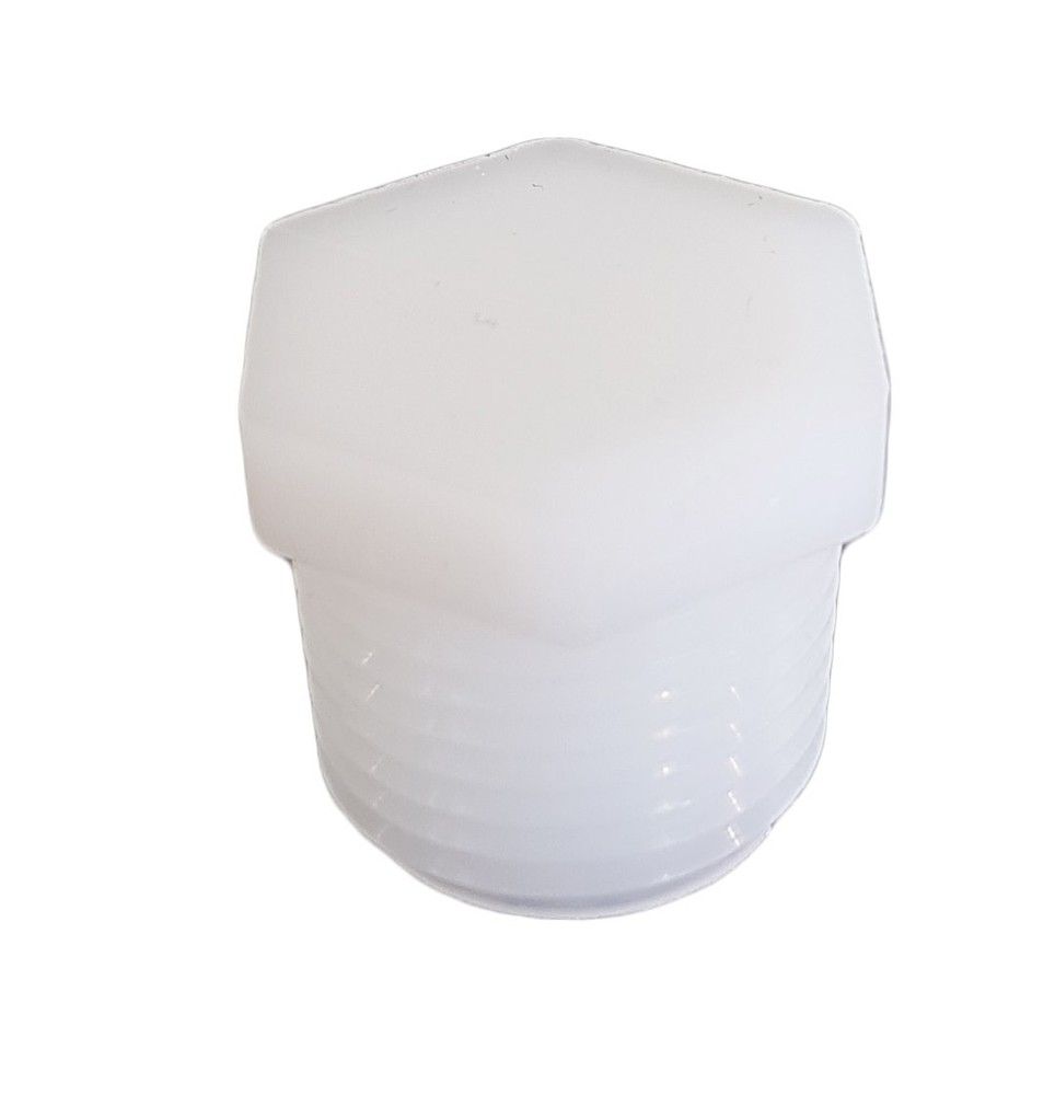 ICON PLUG 1/2' MPT (WHITE)- 12491