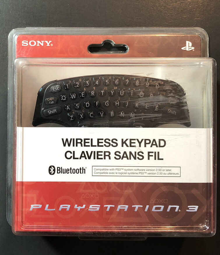 Official Sony PS3 Controller Attachment [ Wireless Keypad ] NEW