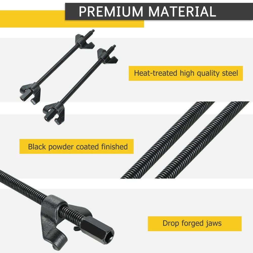 Acymner 14" Coil Spring Compressor Strut Remover Installer Tool | 2PCS Heavy...