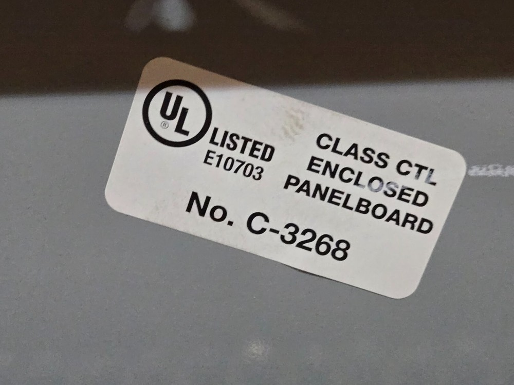 Class CTL Enclosed Panelboard C-3268 | E10703 | 4740081