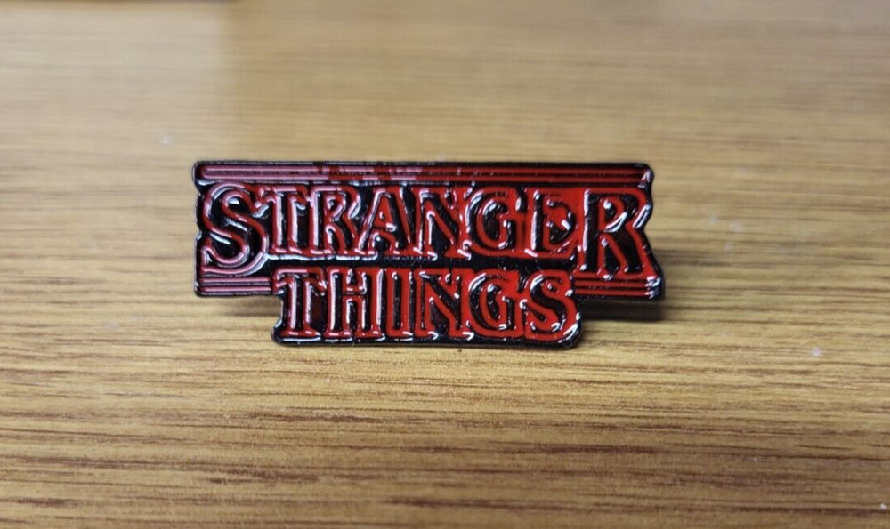 Stranger Things logo Pin cosplay prop costume