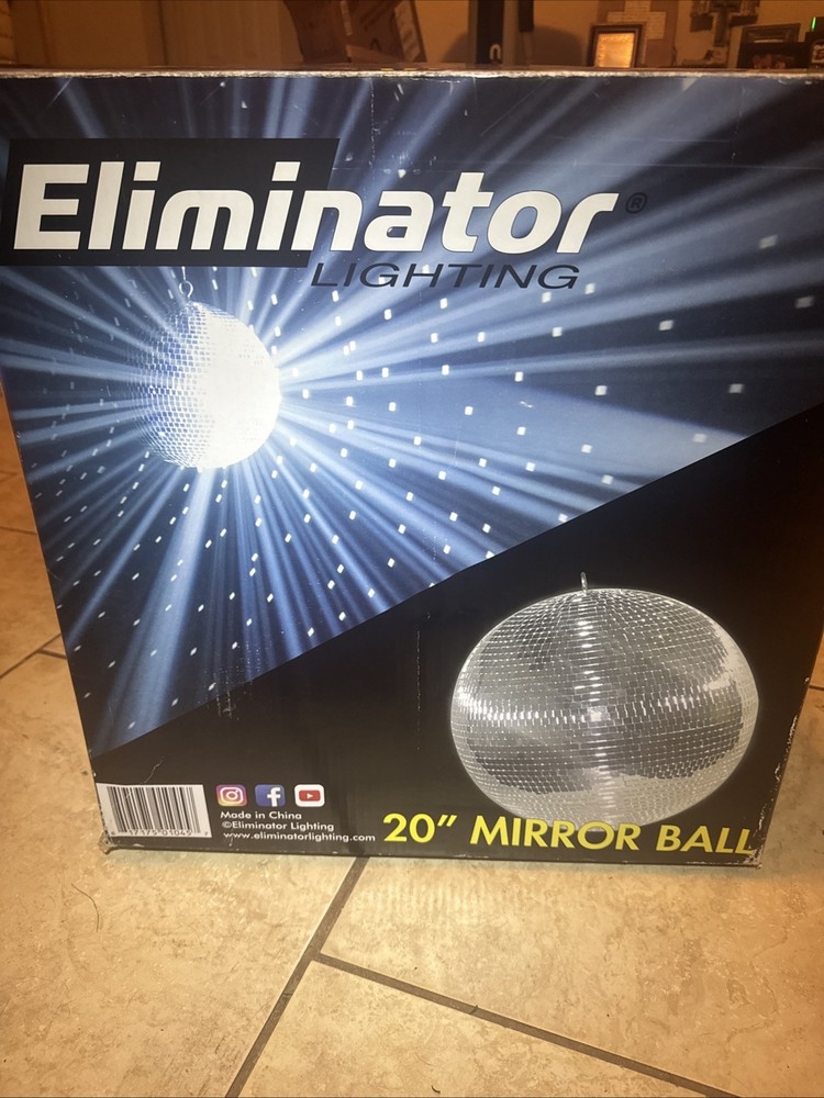Eliminator Lighting EM20 20" Mirror Disco Ball