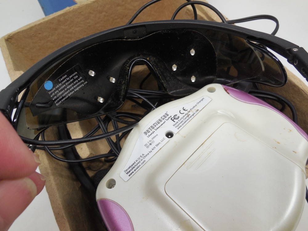 DK1 Pathfinder 2 Hypnosis Device Positive Changes Auditory Visual Strobe Glasses