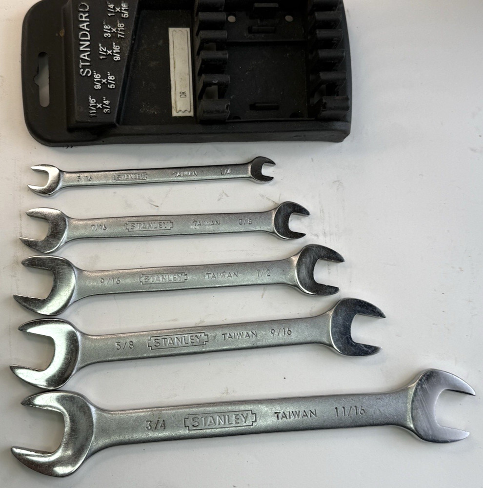 Stanley Open End Wrench Set Taiwan