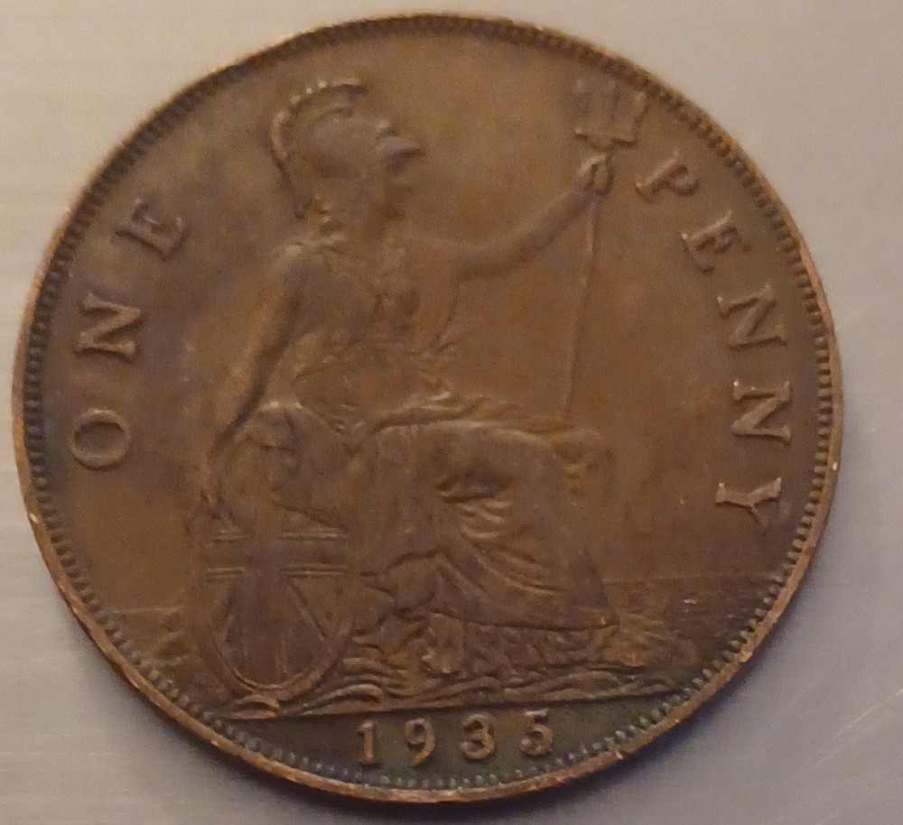 1935 British One Penny