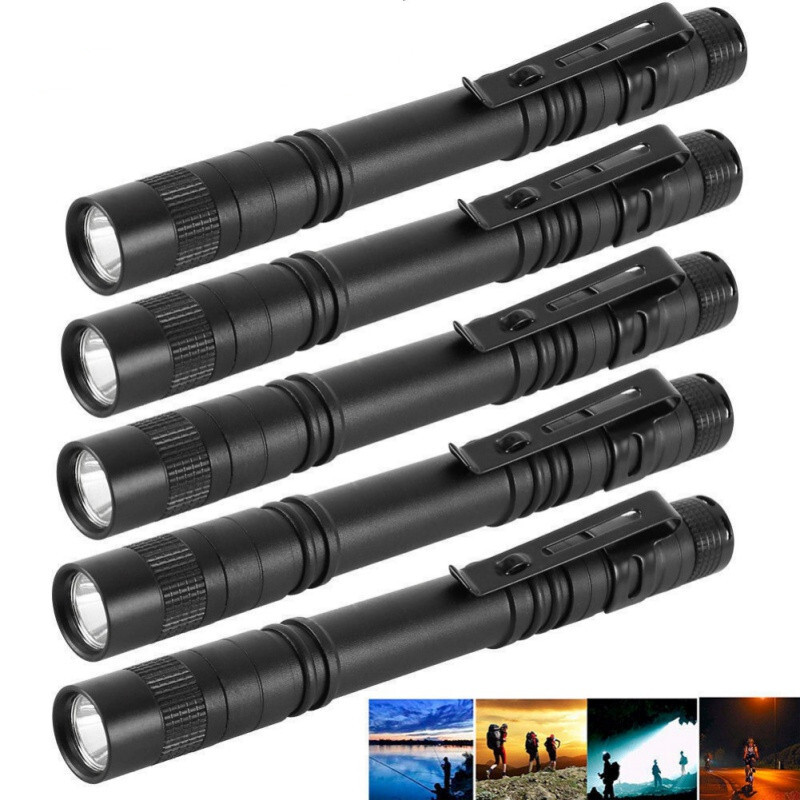 Aluminum LED Flashlight 5 pack