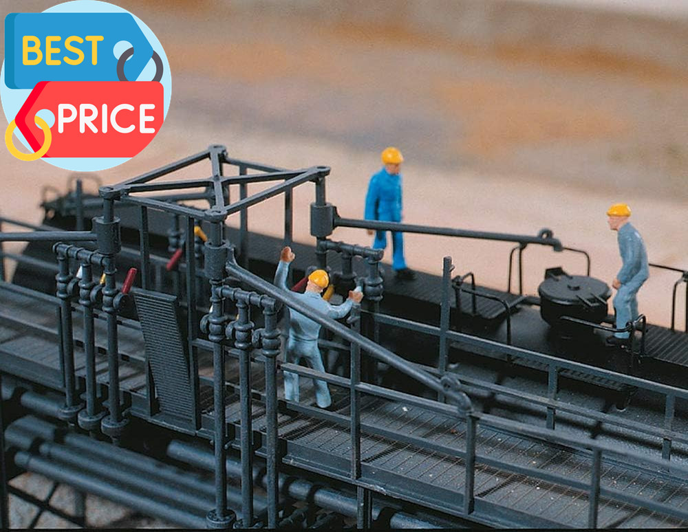New HO Scale Model Oil Loading Platform 8 Easy to Use