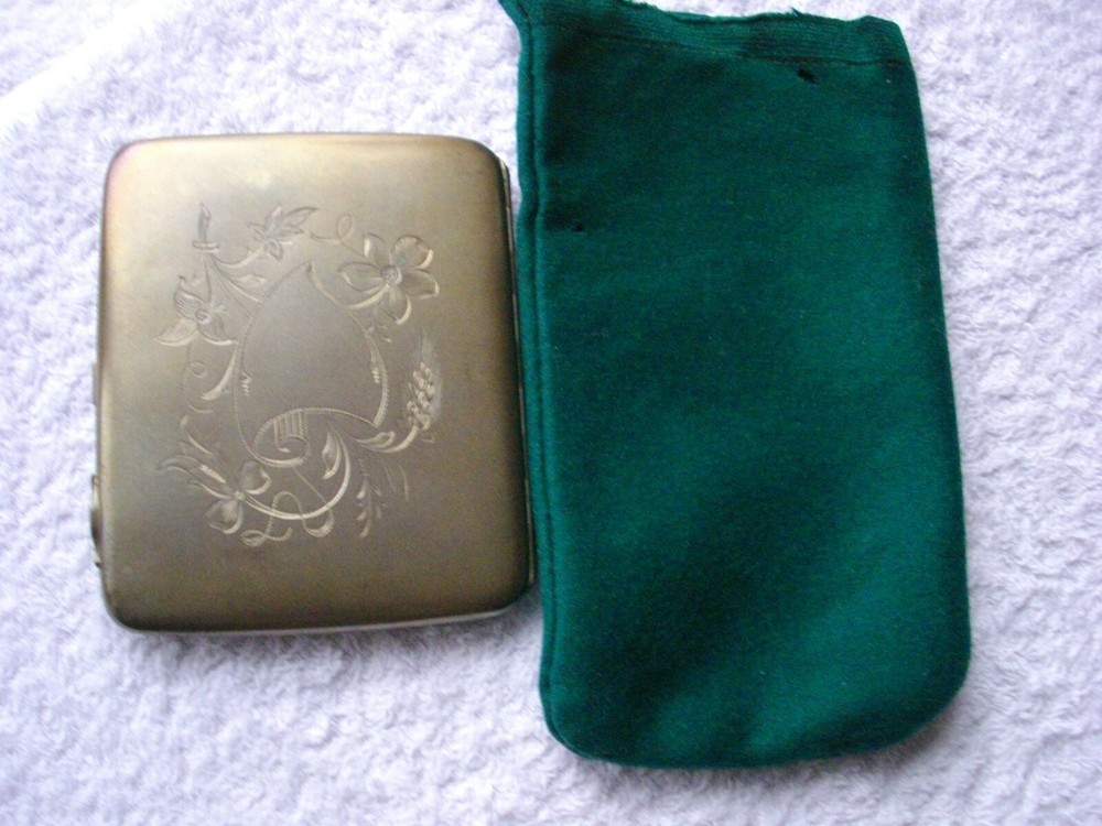 Vintage Silver Cigarette Case.Russia XIX C.