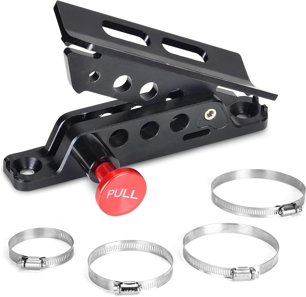 Aluminum Fire Extinguisher Mount Bracket Kit Adjustable Quick Release Roll Ba...