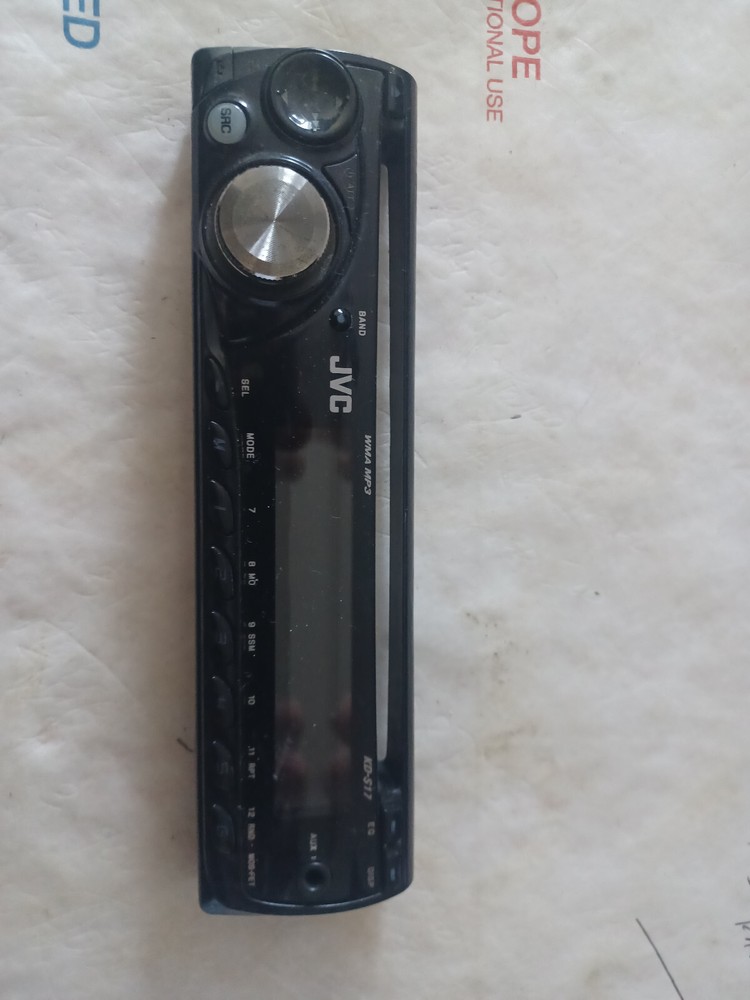 JVC KD-S17 FACEPLATE ONLY