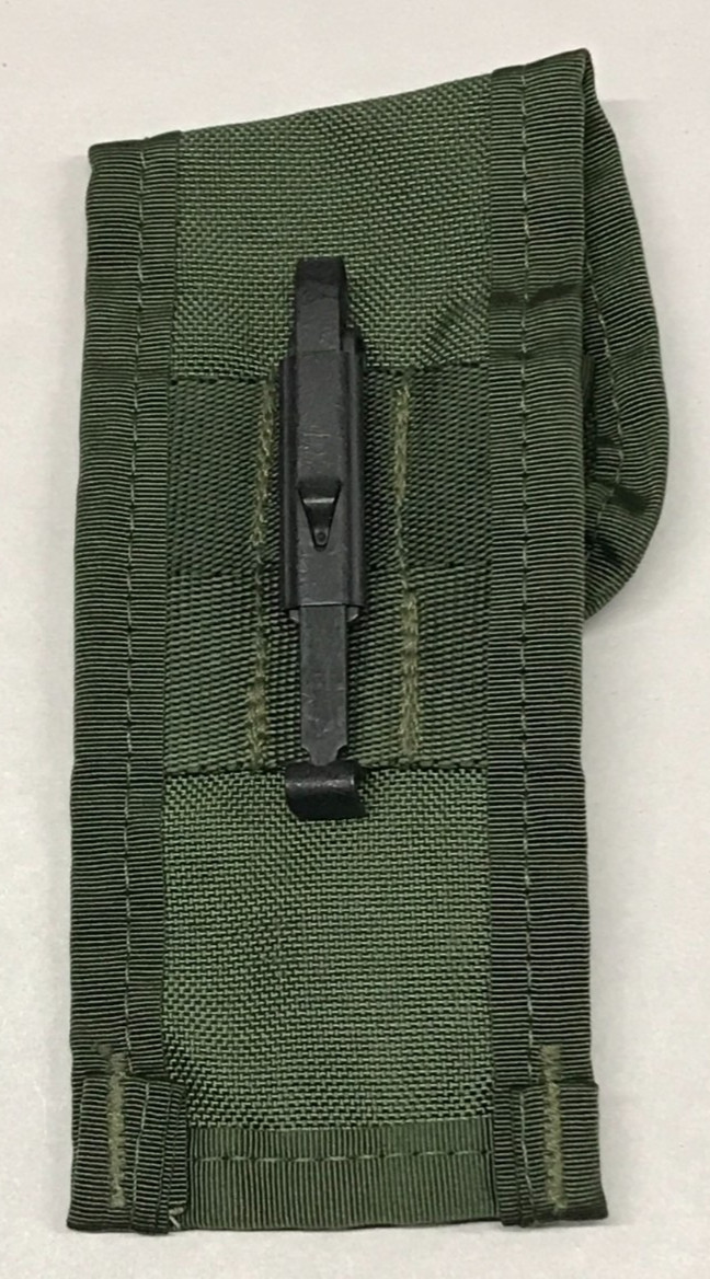 Olive Drab Single Pistol Mag Pouch ALICE Sterile Old Gen Military Type NOS