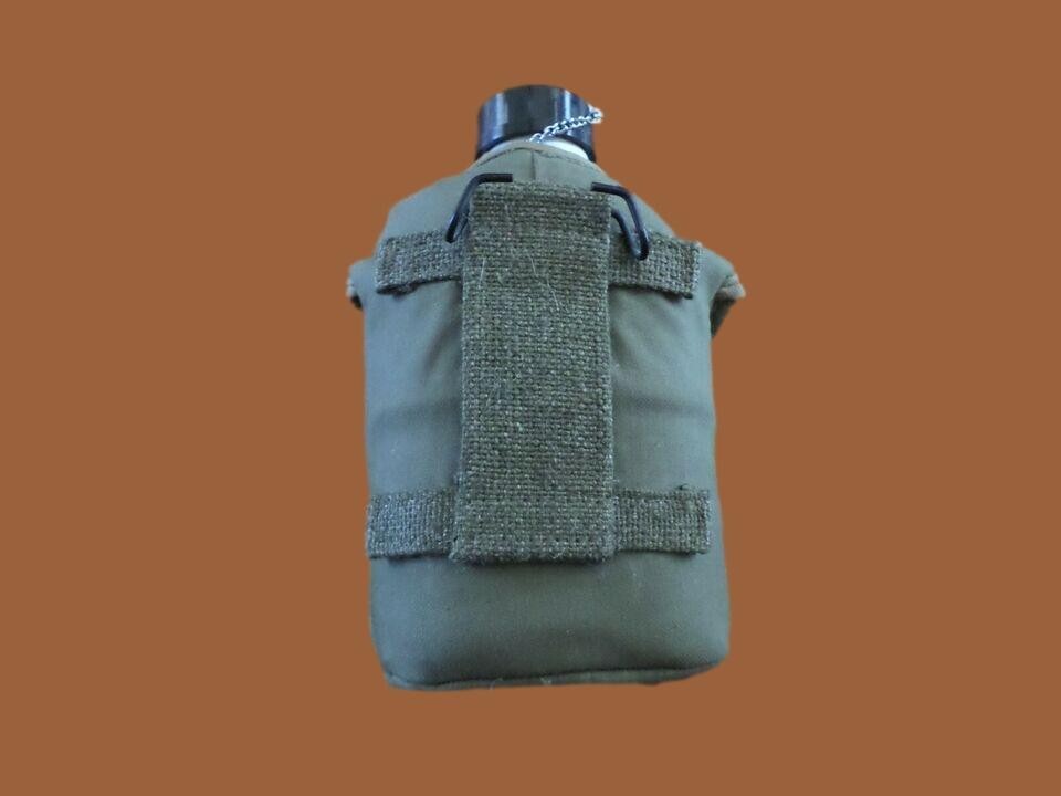 French Military Oversize Airborne Style Canteen With Cup & Cover 48 ounce