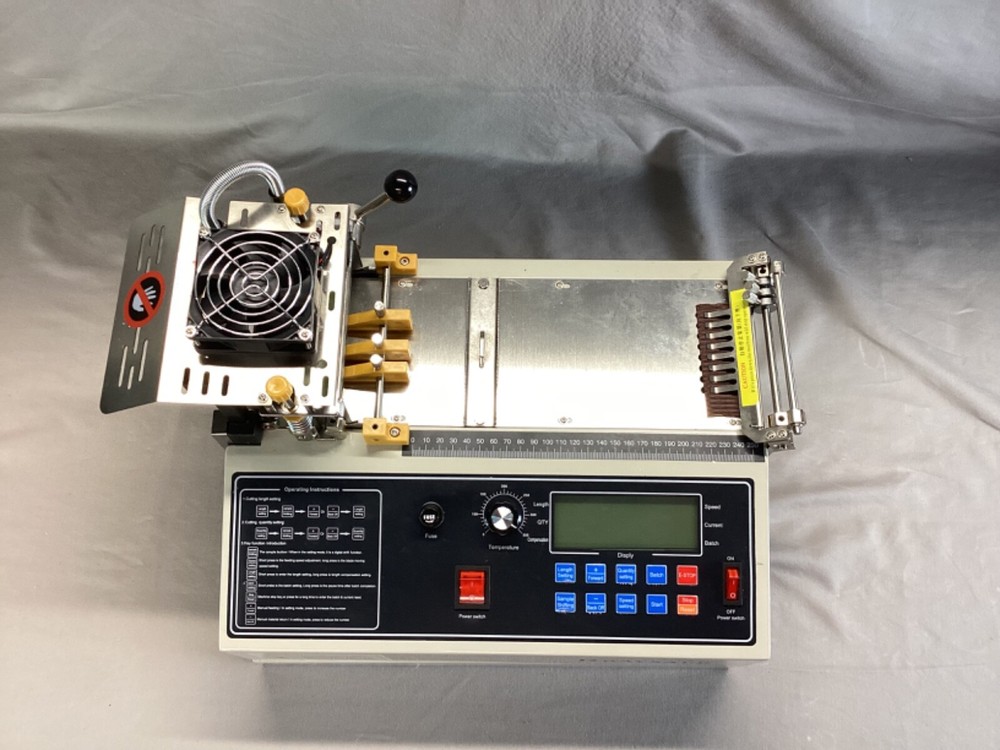 RBaysale Webbing Cutting Machine LCD Display Cold Hot Cutter Damaged Open Box