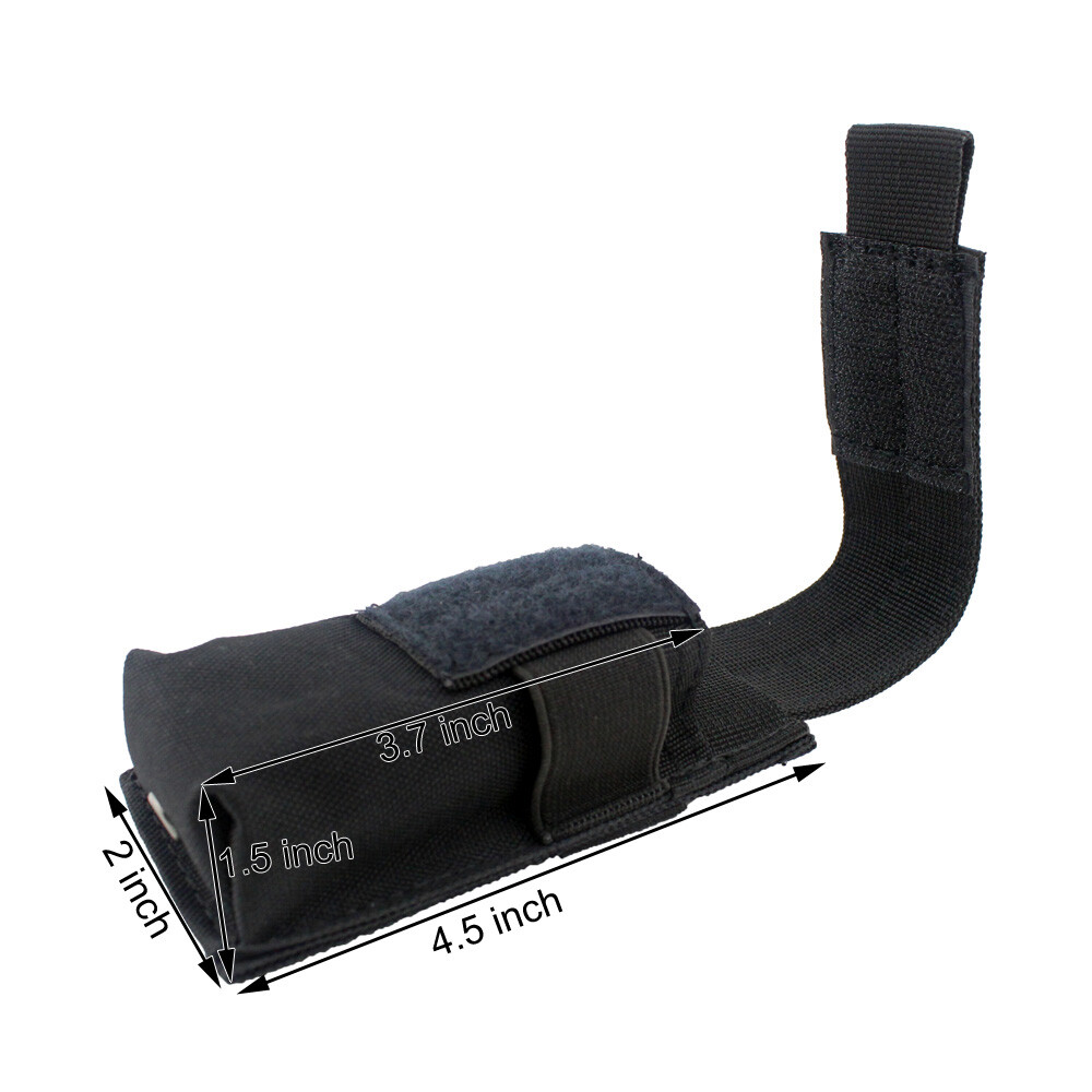 Tactical Utility Tools Knife OC Spray Torch MOLLE Flashlight Pouch Holster BLACK