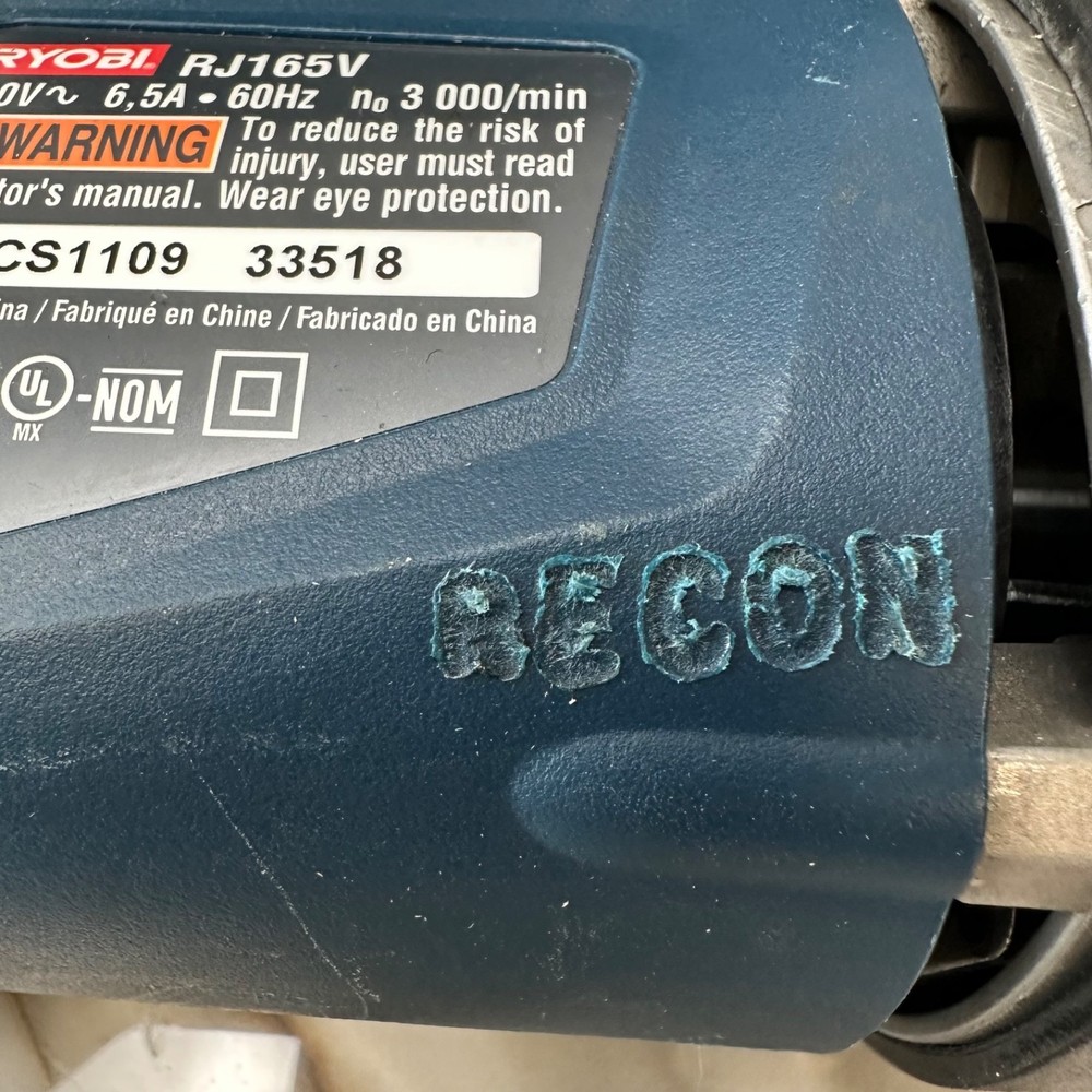 RYOBI Corded Variable Speed Reciprocating Saw RJ165V + Soft Case Reconditioned
