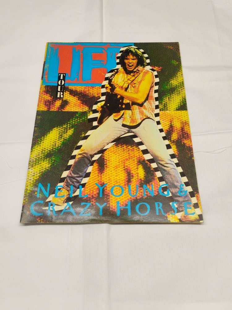 NEIL YOUNG & Crazy Horse LIFE Tour Concert Program Book Music Program