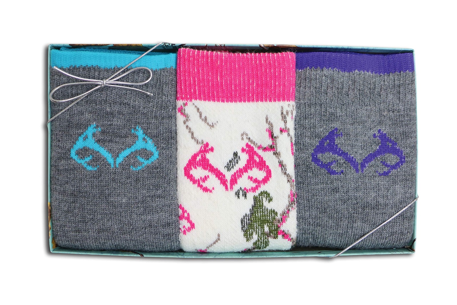 Realtree Women's Wool Socks Gift Box - Medium US Shoe Size 6-9