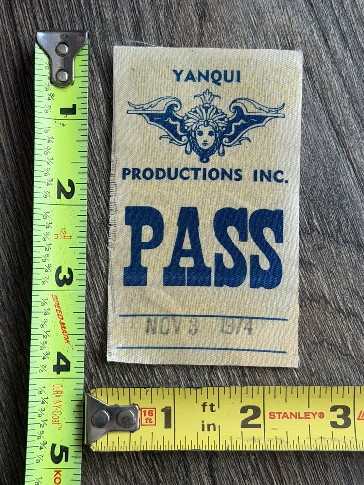 KISS Pass Hotter Than Hell Tour Nov 3 1974 Duluth MN Concert Vintage Kiss Aucoin