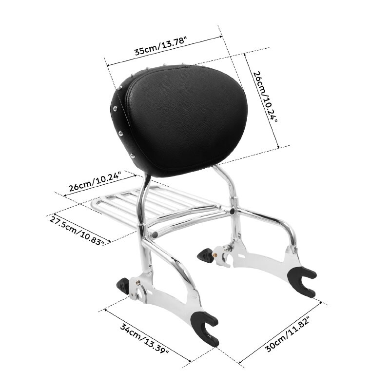 Backrest Sissy Bar Quick Release Spools Fit For Indian Chieftain Springfield 16+