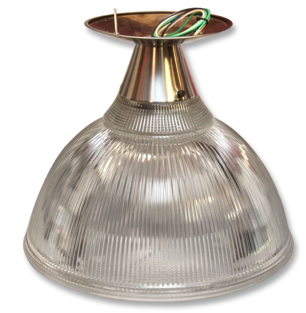 Semi Flush Holophane Light Circa 1940