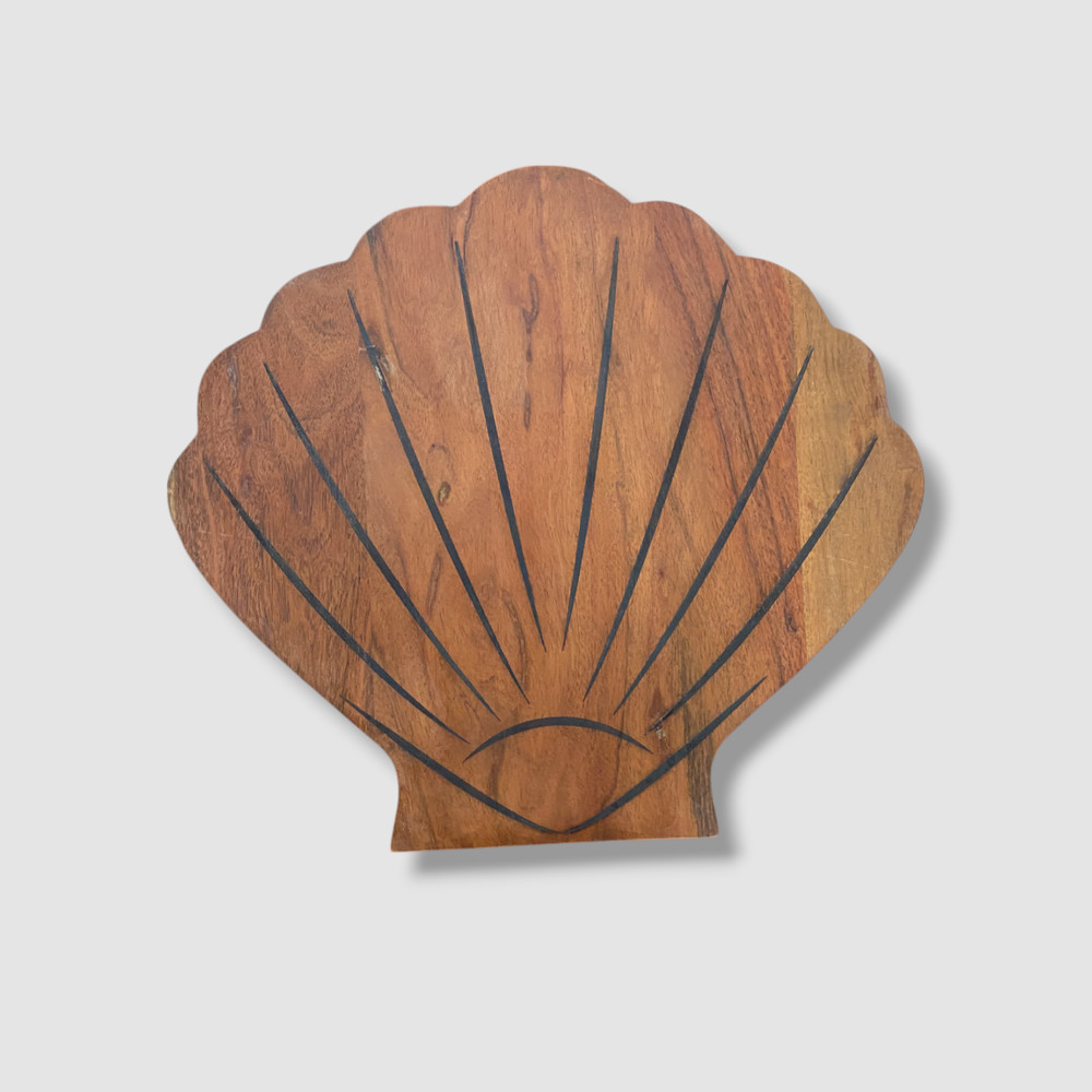 The Cellar Brown Coastal Shell Cheeseboard