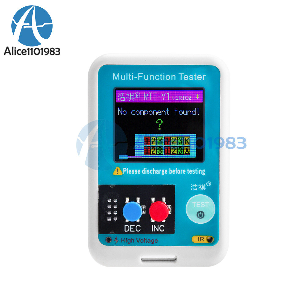 Multi-function MTT-V1 High Precision Transistor Tester Diode Capacitor Resistor