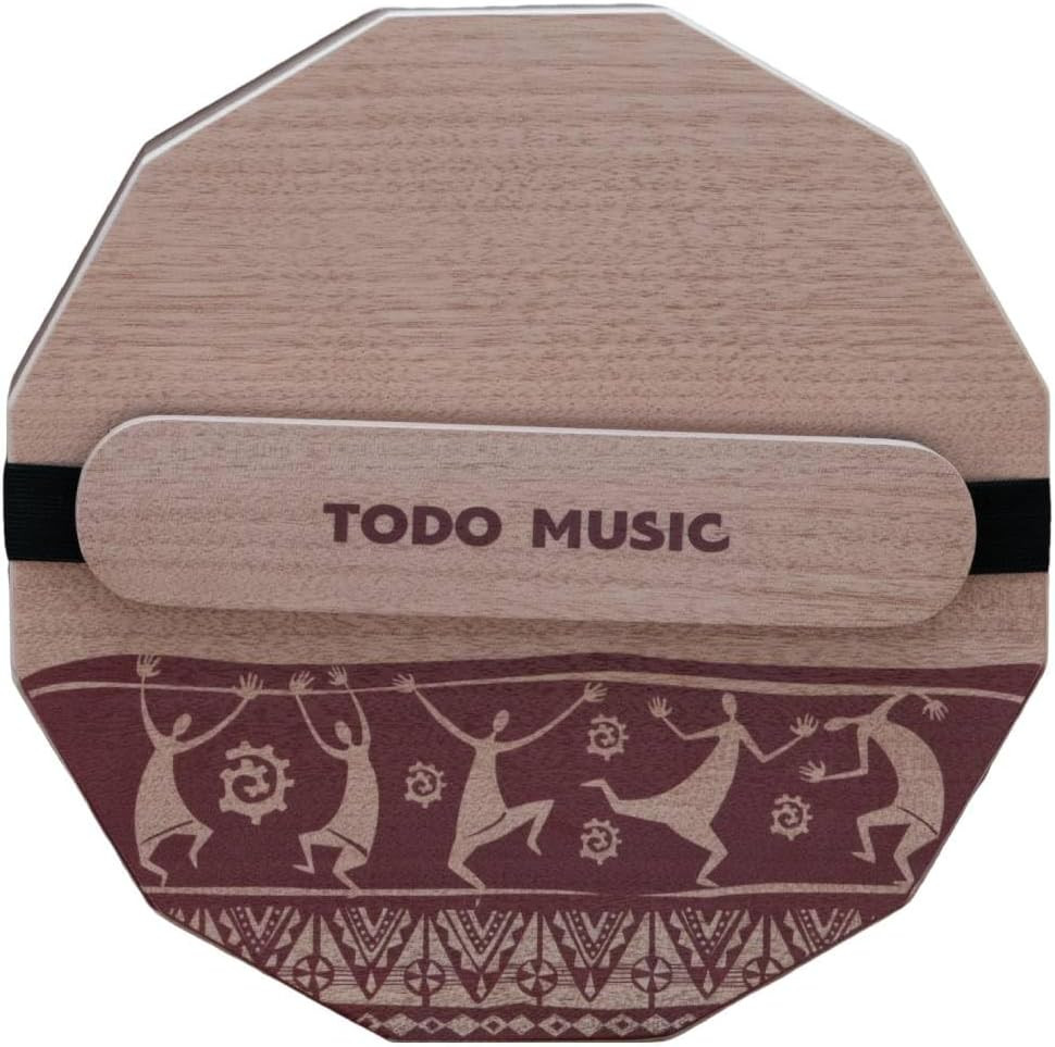 Portable Birch Cajon Drum with Adjustable Strings & Carrying Bag