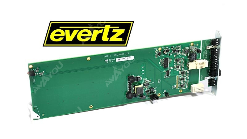 Evertz 7700DA-AESB Auto Equalizing Balanced AES/EBU Distribution Amplifier DA