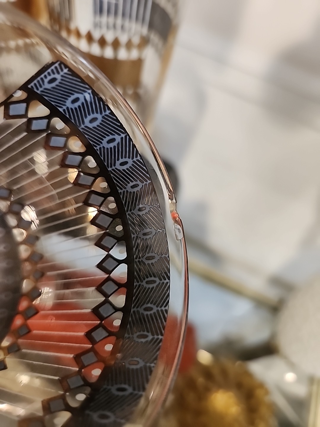 Set 6 Mid-century Culver Barcelona glasses