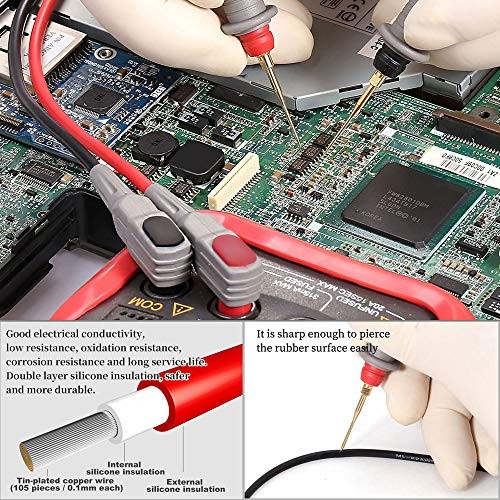 25-Piece Multimeter Leads Kit, Professional and Upgraded Test Leads Set with