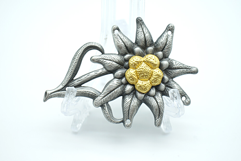 German M43 Cap Badge Edelweiss