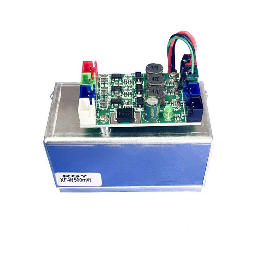 500mW Yellow Laser Synthesis Gold Light Source Research Detection Laser Module