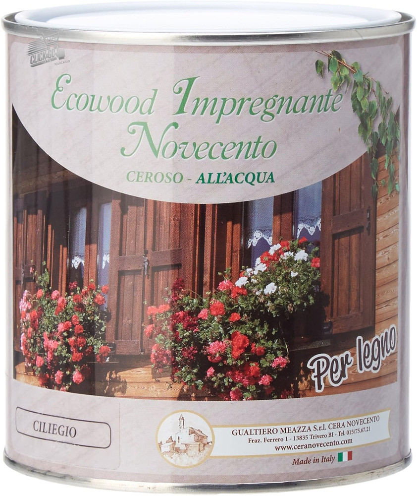 9140 Ecowood Impregnating Wax, Cherry, 750 Ml