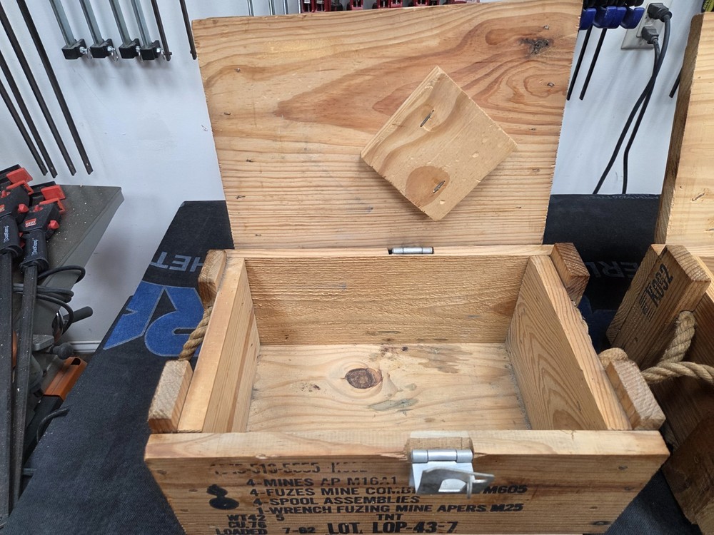 Vintage Wood Ordinance Boxes