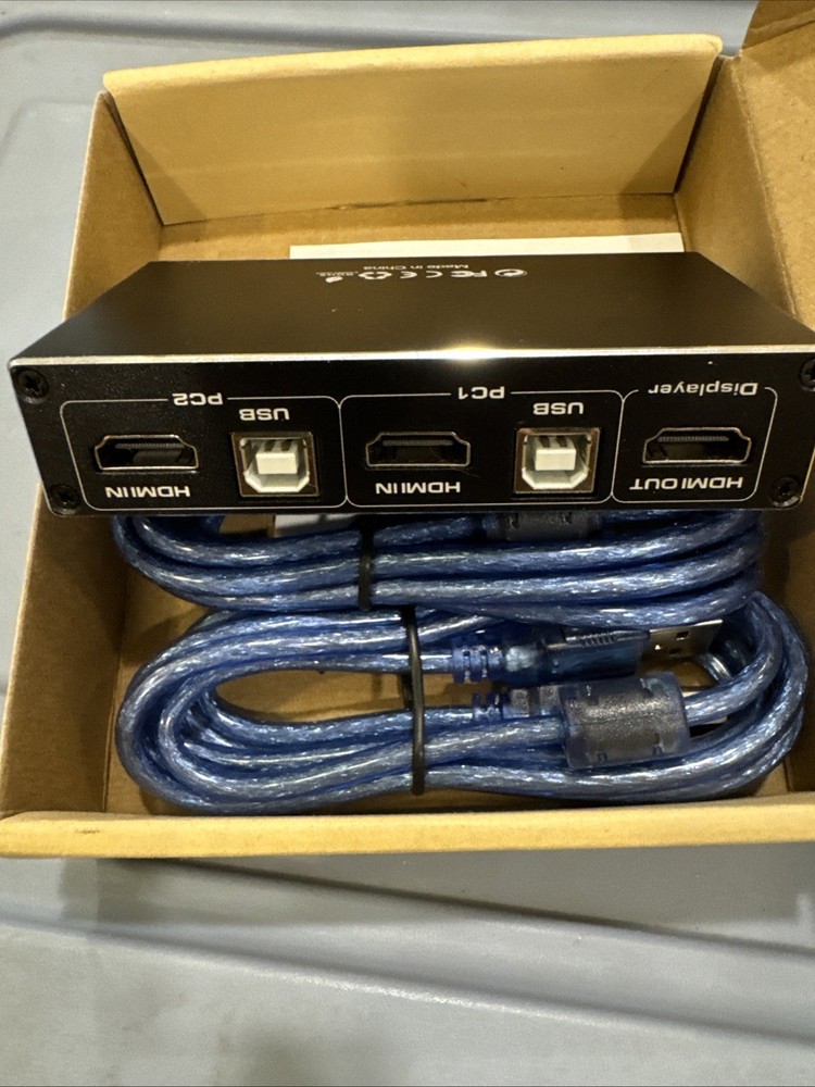 KVM switch 2 port HDMI 3X USB